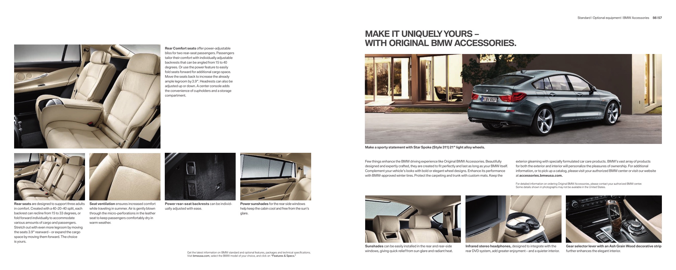 2012 BMW 5-Series GT Brochure Page 31